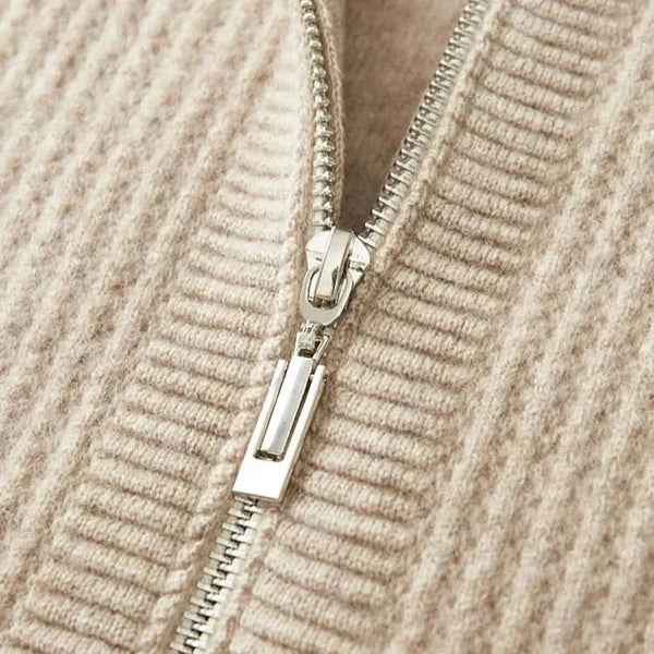 SORRENTO CASHMERE ZIP HOODIE
