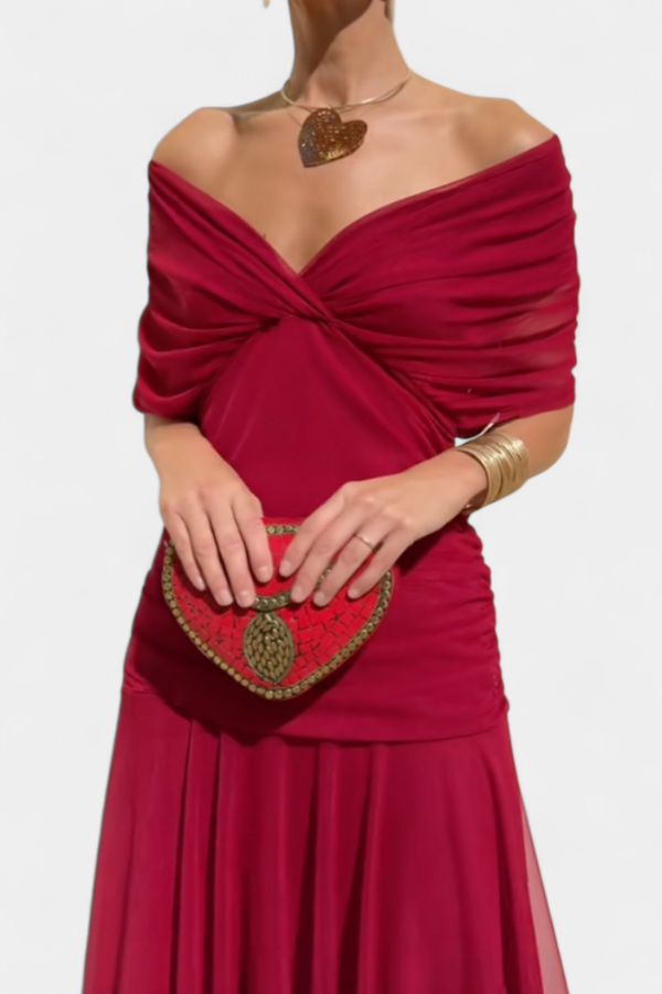 VALENTINA WILDFLOWER V-DRESS