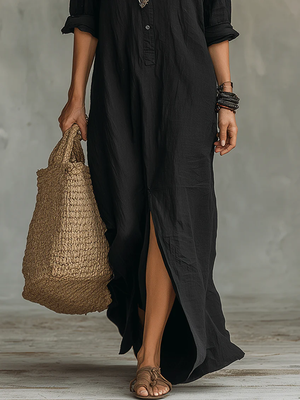 HARRIET V-NECK DRESS