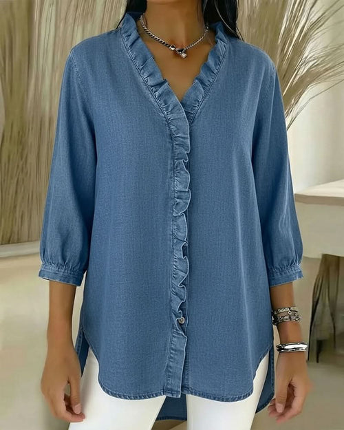 CELESTE RUFFLE TOP