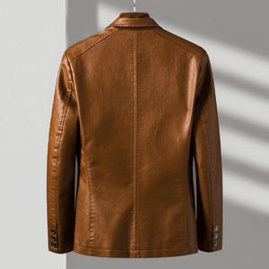 ALESSANDRO LEATHER BLAZER