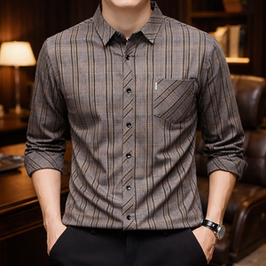 THEO PLAID BUTTON SHIRT