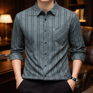 THEO PLAID BUTTON SHIRT
