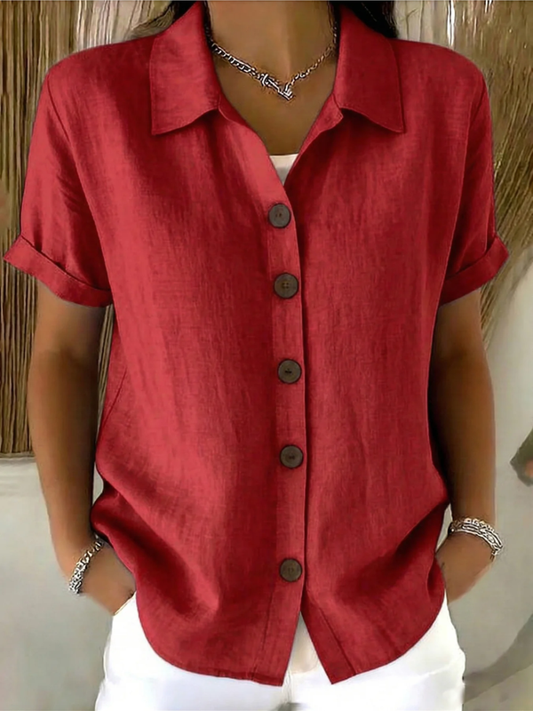 ZARA BUTTON FRONT BLOUSE