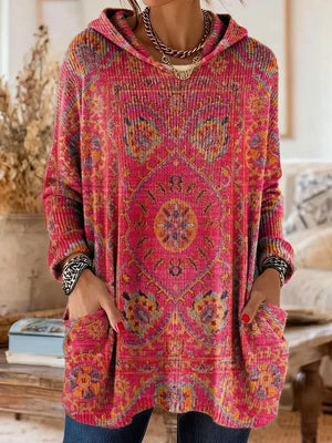 LOWENNA BOHEMIAN HOODED TUNIC