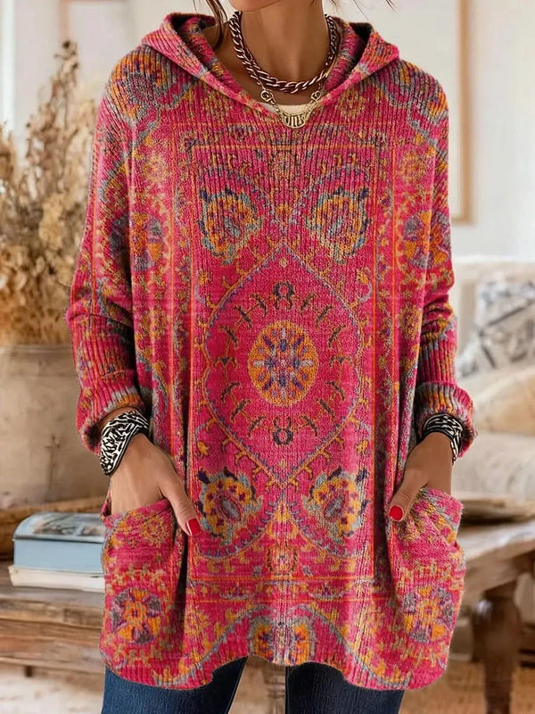 LOWENNA BOHEMIAN HOODED TUNIC