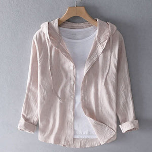 NOVA LINEN HOODIE