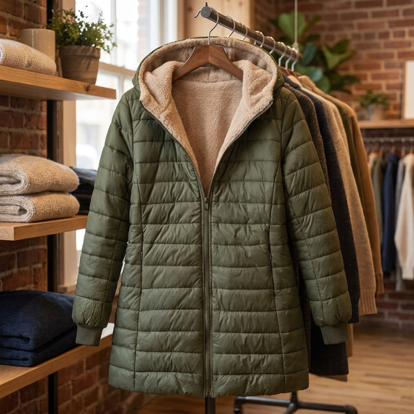 DAHLIA MID-LENGTH FLEECE PARKA