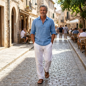 HARRISON LINEN POLO
