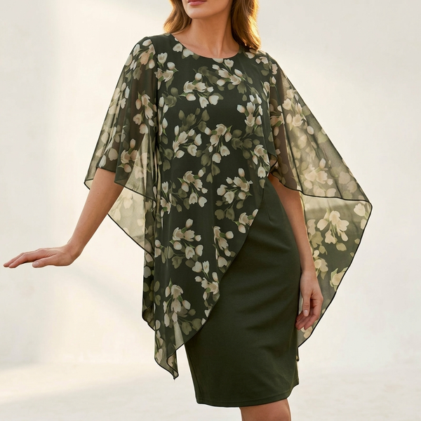 COSETTE FLORAL LAYERED DRESS SET