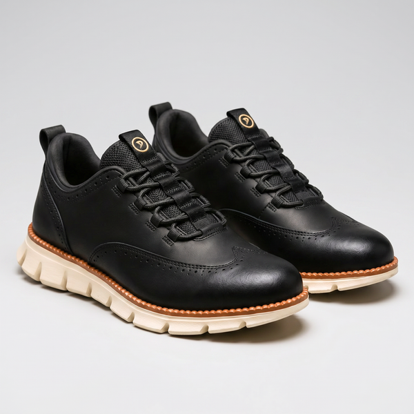 CAVENDISH WINGTIP LEATHER TRAINERS
