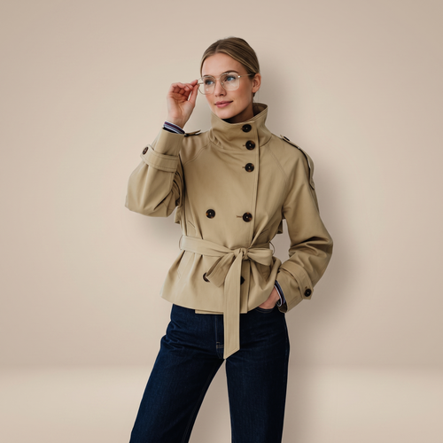 EVELYN BELTED TRENCH COAT