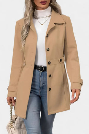 ELOISE BELTED MID-LENGTH COAT