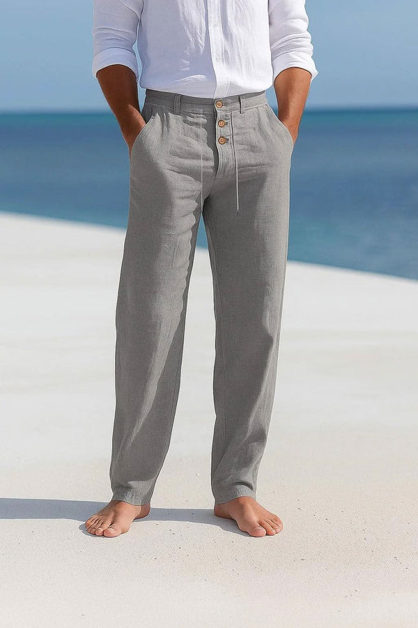 ETHAN LINEN TROUSERS