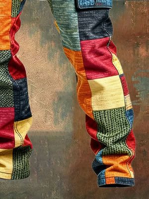 VARRON PATCHWORK UTILITY PANT