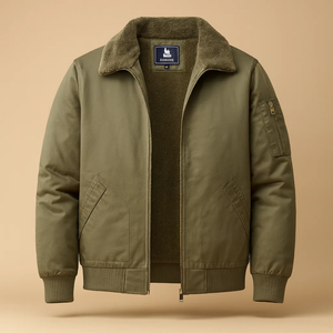 GRAHAM FLEECE BOMBER JACKET