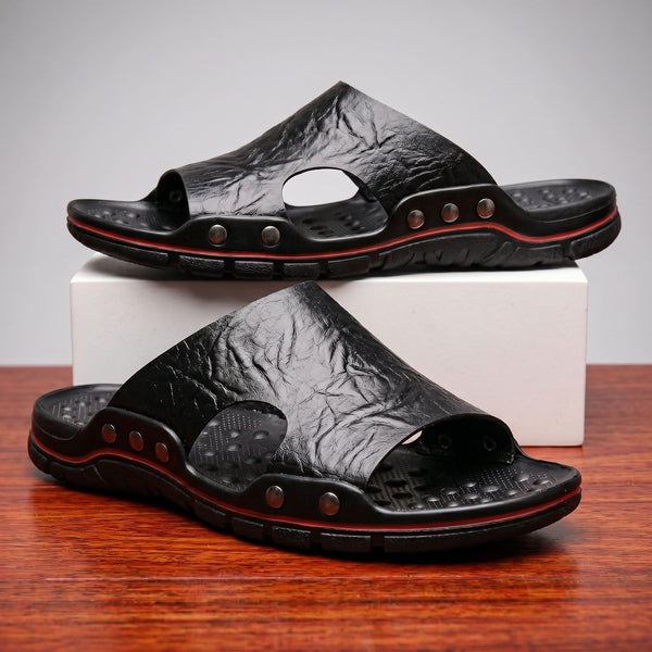 MONTEROSSO LEATHER SANDALS