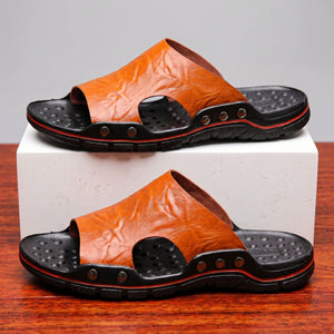 MONTEROSSO LEATHER SANDALS