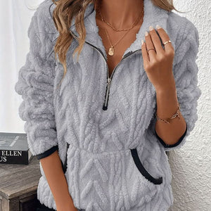 KELORA QUARTER-ZIP SWEATER
