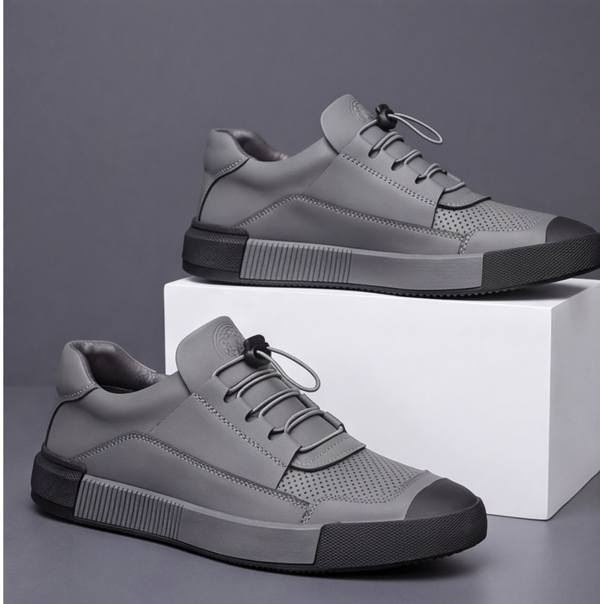 ROTHBURY LEATHER TRAINERS