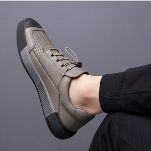 ROTHBURY LEATHER TRAINERS