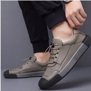 ROTHBURY LEATHER TRAINERS